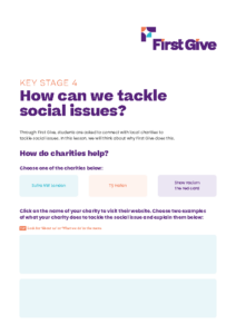 KS4 Lesson 2 – Charities